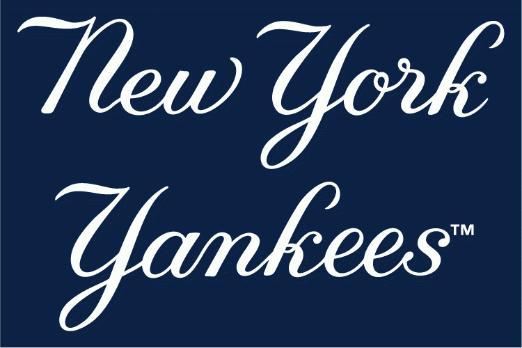 New York Yankees 1950-Pres Wordmark Logo 03 decal supplier